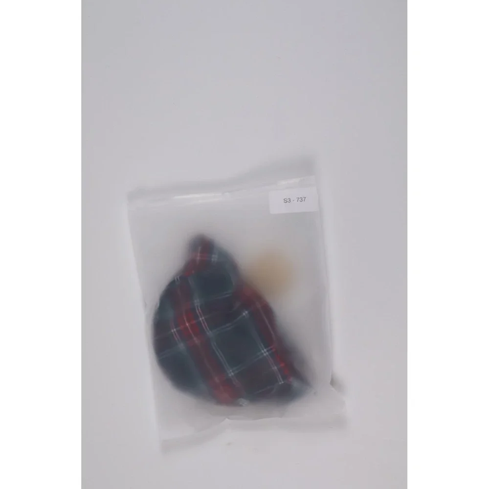 Gymboree Flat Cap Plaid Navy Red 2T-3T NWT